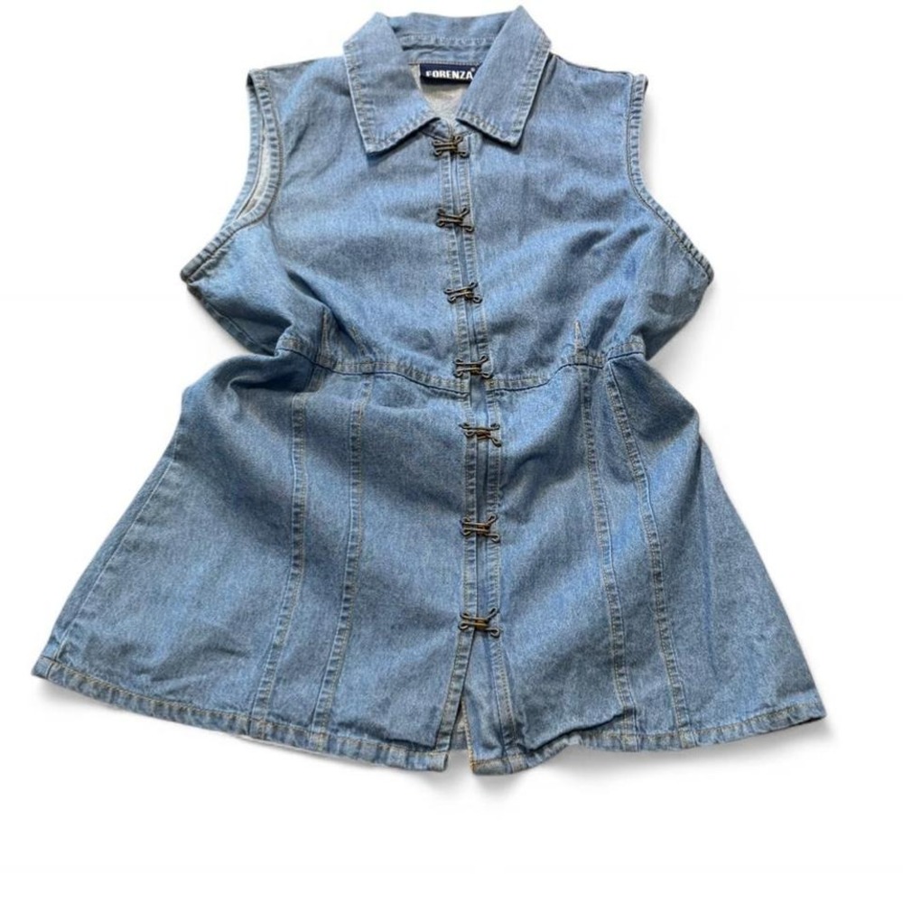 Vintage Y2K Forenza Sleeveless Denim Top